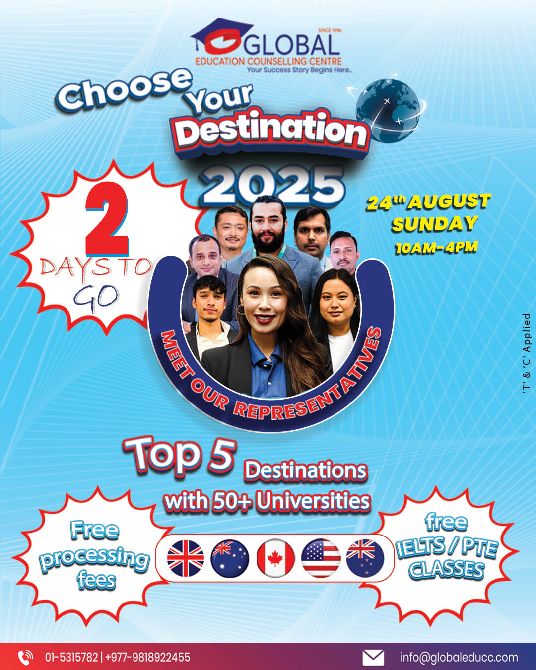 Study in UK – Meet Top Universities at Global Admission Day 2025